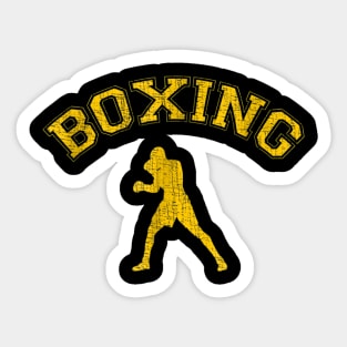 Classic College-style Boxing Sticker